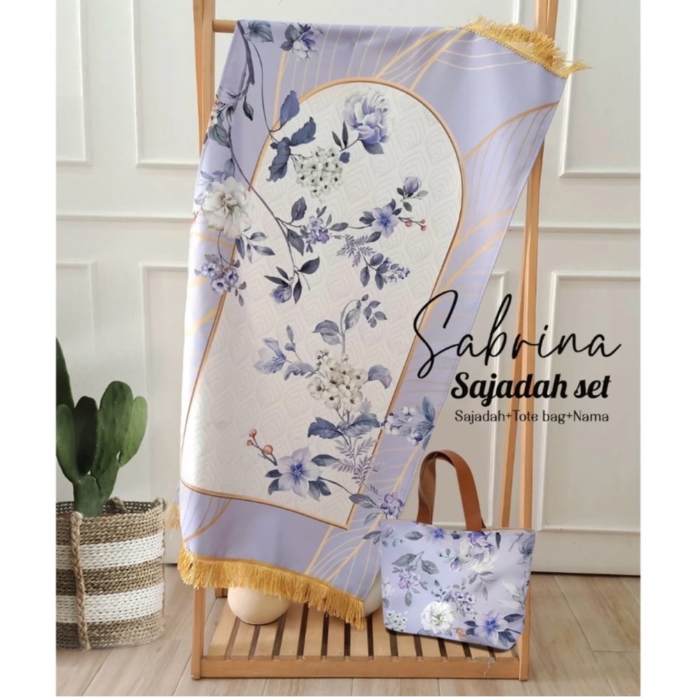 Anti Slip Prayer Mat  with Matching Bag